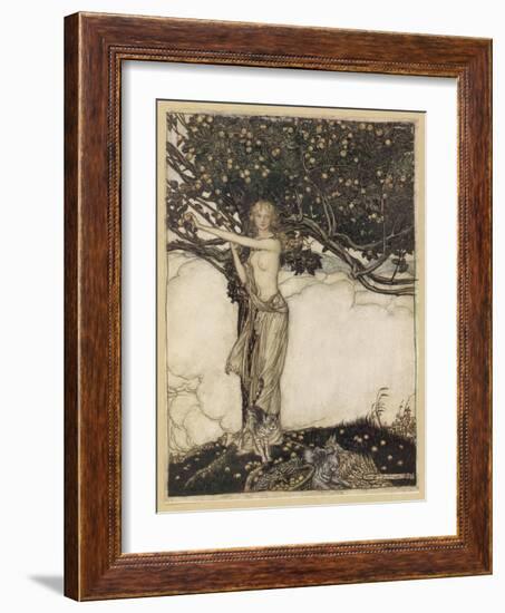 Freia, Rackham-Arthur Rackham-Framed Photographic Print