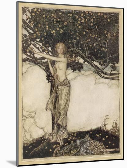 Freia, Rackham-Arthur Rackham-Mounted Photographic Print