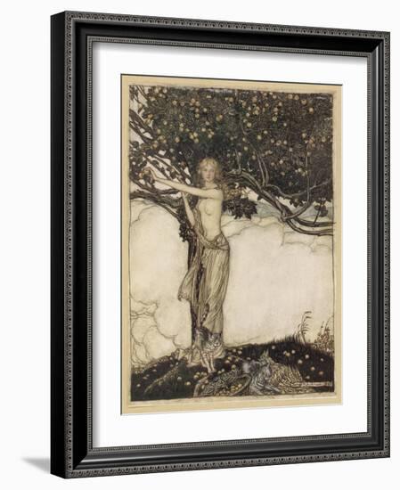 Freia, Rackham-Arthur Rackham-Framed Photographic Print