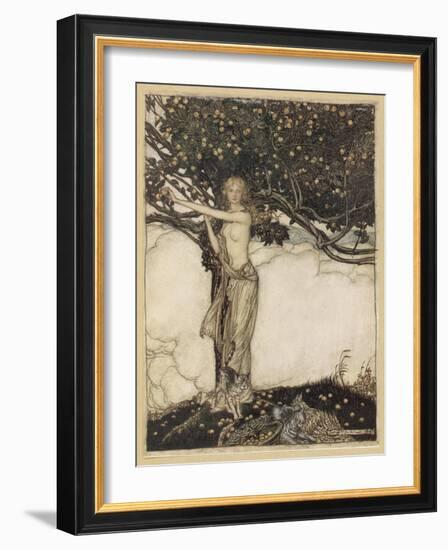 Freia, Rackham-Arthur Rackham-Framed Photographic Print