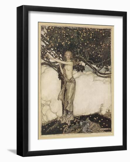 Freia, the Fair One-Arthur Rackham-Framed Photographic Print