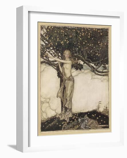 Freia, the Fair One-Arthur Rackham-Framed Photographic Print