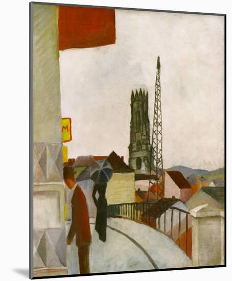 Freiburg Cathedral-Auguste Macke-Mounted Giclee Print