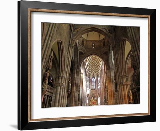 Freiburg Minster, Freiburg, Baden-Wurttemberg, Germany, Europe-Hans Peter Merten-Framed Photographic Print