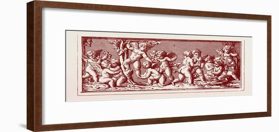 Freize Round the State Round the State Apartments of Buckingham Palace, UK, 1865: East Wall, No. 7-null-Framed Giclee Print