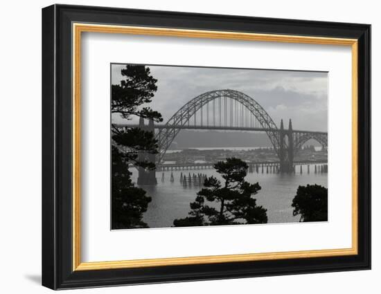 Fremont Bridge, Portland, Oregon, USA-Panoramic Images-Framed Photographic Print