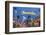 Fremont Street and Neon Sign, Las Vegas, Nevada-Michael DeFreitas-Framed Photographic Print