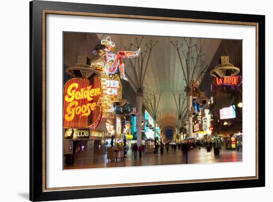 Fremont Street Experience Las Vegas, Nevada, USA-Michael DeFreitas-Framed Photographic Print