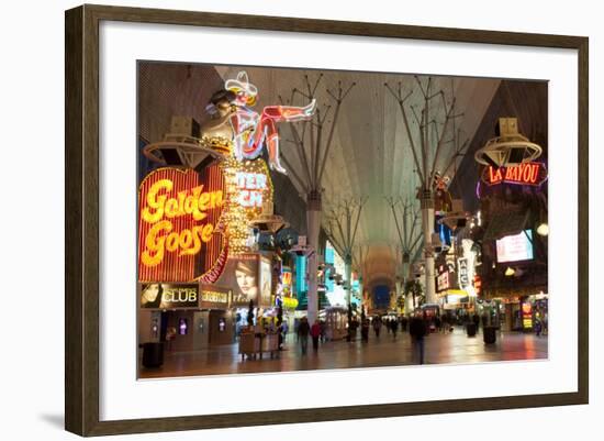 Fremont Street Experience Las Vegas, Nevada, USA-Michael DeFreitas-Framed Photographic Print