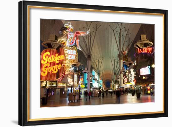 Fremont Street Experience Las Vegas, Nevada, USA-Michael DeFreitas-Framed Photographic Print