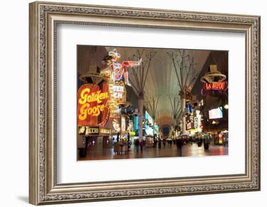 Fremont Street Experience Las Vegas, Nevada, USA-Michael DeFreitas-Framed Photographic Print