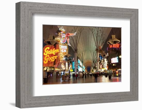 Fremont Street Experience Las Vegas, Nevada, USA-Michael DeFreitas-Framed Photographic Print