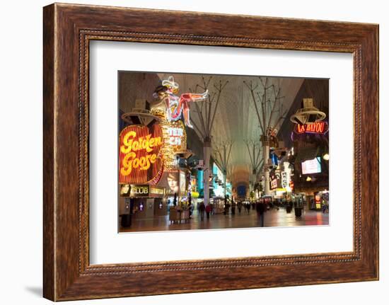 Fremont Street Experience Las Vegas, Nevada, USA-Michael DeFreitas-Framed Photographic Print