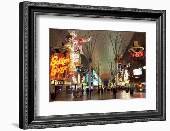 Fremont Street Experience Las Vegas, Nevada, USA-Michael DeFreitas-Framed Photographic Print