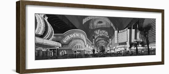 Fremont Street Experience, Las Vegas, Nevada, USA-Panoramic Images-Framed Photographic Print