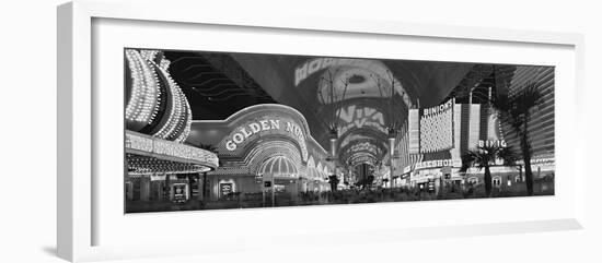 Fremont Street Experience, Las Vegas, Nevada, USA-Panoramic Images-Framed Photographic Print