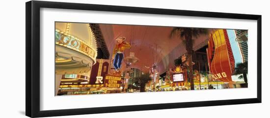 Fremont Street Experience Las Vegas Nv, USA-null-Framed Photographic Print