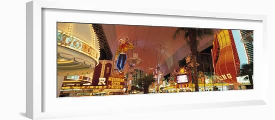 Fremont Street Experience Las Vegas Nv, USA-null-Framed Photographic Print