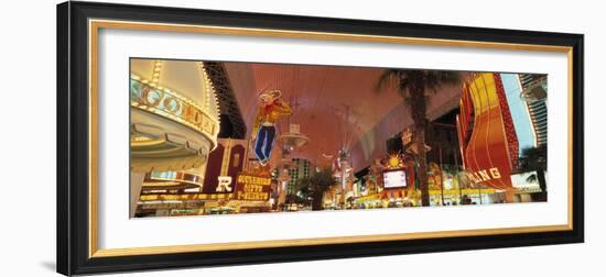Fremont Street Experience Las Vegas Nv, USA-null-Framed Photographic Print