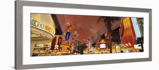 Fremont Street Experience Las Vegas Nv, USA-null-Framed Photographic Print