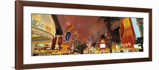 Fremont Street Experience Las Vegas Nv, USA-null-Framed Photographic Print