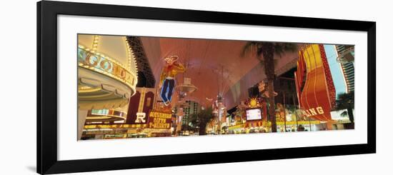 Fremont Street Experience Las Vegas Nv, USA-null-Framed Photographic Print