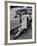 French Actor Jacques Tati Comically Getting Out of a Cab-Yale Joel-Framed Premium Photographic Print