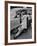 French Actor Jacques Tati Comically Getting Out of a Cab-Yale Joel-Framed Premium Photographic Print