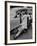 French Actor Jacques Tati Comically Getting Out of a Cab-Yale Joel-Framed Premium Photographic Print