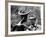 French Actor Jacques Tati Looking at a Sculpture-Yale Joel-Framed Premium Photographic Print