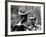 French Actor Jacques Tati Looking at a Sculpture-Yale Joel-Framed Premium Photographic Print