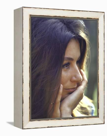 French Actress Anouk Aimee-Bill Eppridge-Framed Premier Image Canvas