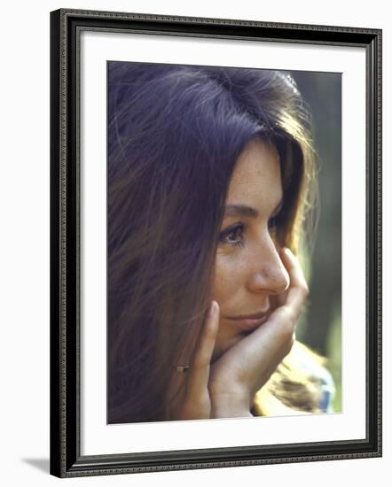 French Actress Anouk Aimee-Bill Eppridge-Framed Premium Photographic Print