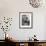 French Actress Barbara Laage, Alone in Her Apartment Reading-Nina Leen-Framed Photographic Print displayed on a wall