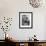 French Actress Barbara Laage, Alone in Her Apartment Reading-Nina Leen-Framed Photographic Print displayed on a wall