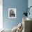 French Actress Barbara Laage, Alone in Her Apartment Reading-Nina Leen-Framed Photographic Print displayed on a wall