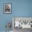 French Actress Barbara Laage in Her Apartment Reading-null-Framed Photographic Print displayed on a wall