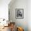 French Actress Barbara Laage in Her Apartment Reading-null-Framed Photographic Print displayed on a wall