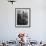 French Actress Barbara Laage Trying on a Hat in Shop Where Her Sister Works-null-Framed Photographic Print displayed on a wall