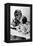 French Actress Micheline Presle with Daughter Tonie Marshall (7) August 9, 1958-null-Framed Stretched Canvas