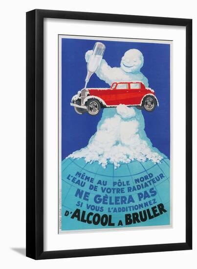 French Advertisement for Anti-Freeze-null-Framed Giclee Print