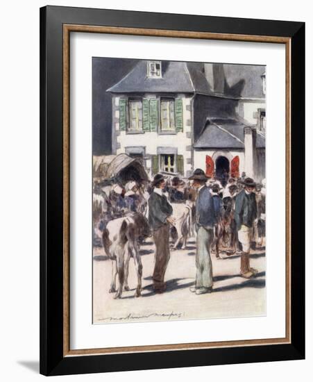 French Agricultural Fair-Mortimer Menpes-Framed Art Print
