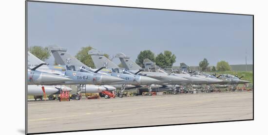 French Air Force and Royal Saudi Air Force Planes on the Flight Line-Stocktrek Images-Mounted Photographic Print