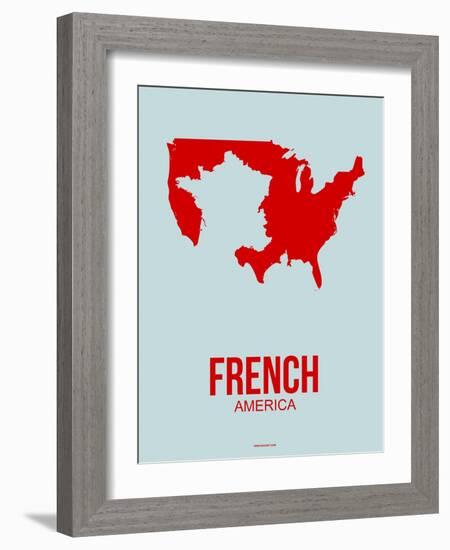 French America Poster 1-NaxArt-Framed Art Print
