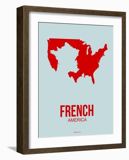 French America Poster 1-NaxArt-Framed Art Print