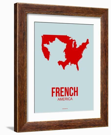 French America Poster 1-NaxArt-Framed Art Print