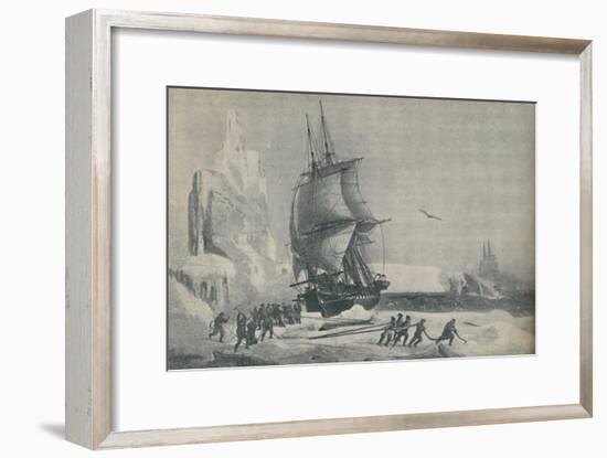 'French Antarctic Expedition under Captain JSC Dumont d'Urville, August 1833', 1937-Unknown-Framed Giclee Print