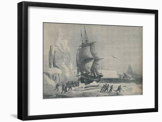 'French Antarctic Expedition under Captain JSC Dumont d'Urville, August 1833', 1937-Unknown-Framed Giclee Print