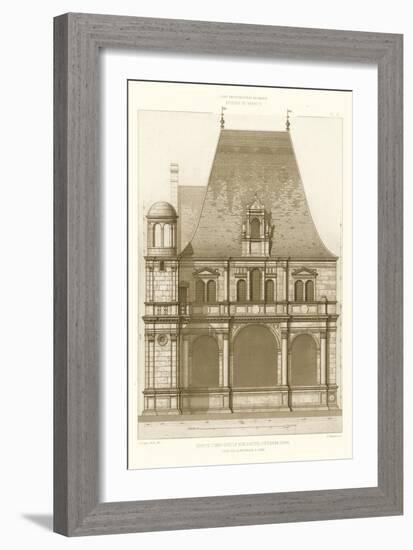 French Architecture II-Eugene Rouyer-Framed Art Print