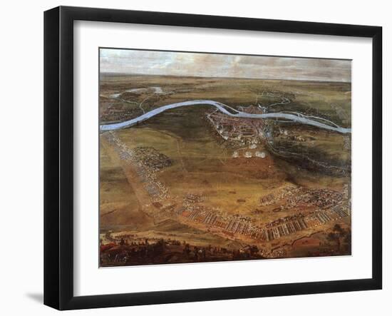 French Army Encampment at the Siege of Maastricht, 29 June 1673-Jean Paul-Framed Giclee Print